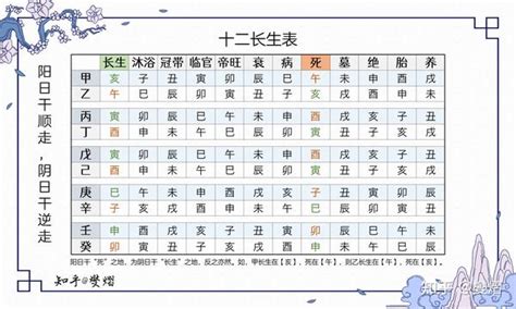 長生十二表|十二长生表、十二长生的含义与用法详解